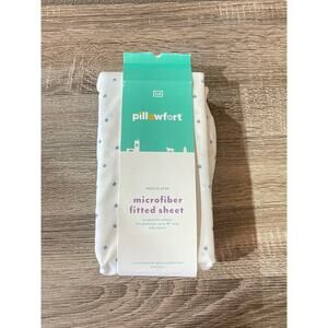 Micro Star Fitted Sheet Separates Bergen Blue - Pillowfort - Full